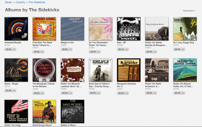 The Sidekicks albums in iTunes